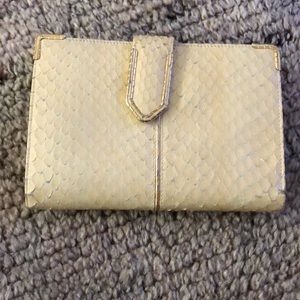 Judith Leiber Snakeskin wallet